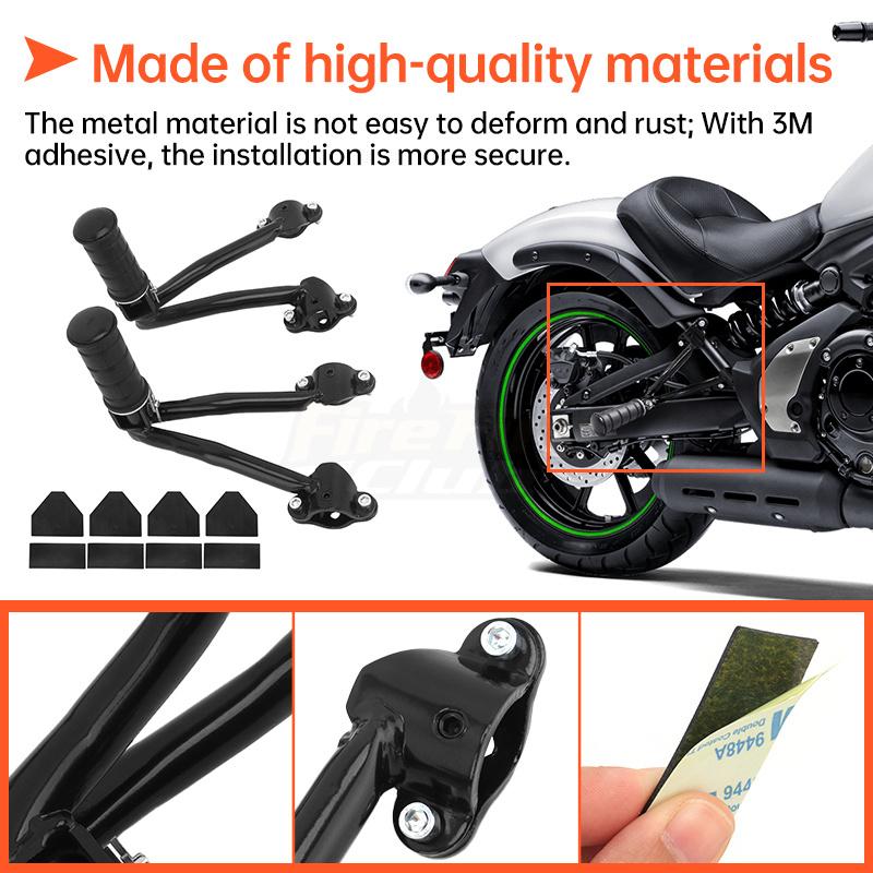 Motorcycle Accessories Rear Passenger Foot Pegs Pedal Footrest Bracket For Kawasaki Vulcan S 650 VN650 2015-2022