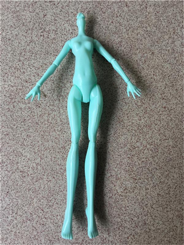 Monstering Replacement Body Catwalk Doll Heads Doll Toy Body Girl Dressing DIY Toy Parts Children Birthday Gift Toys