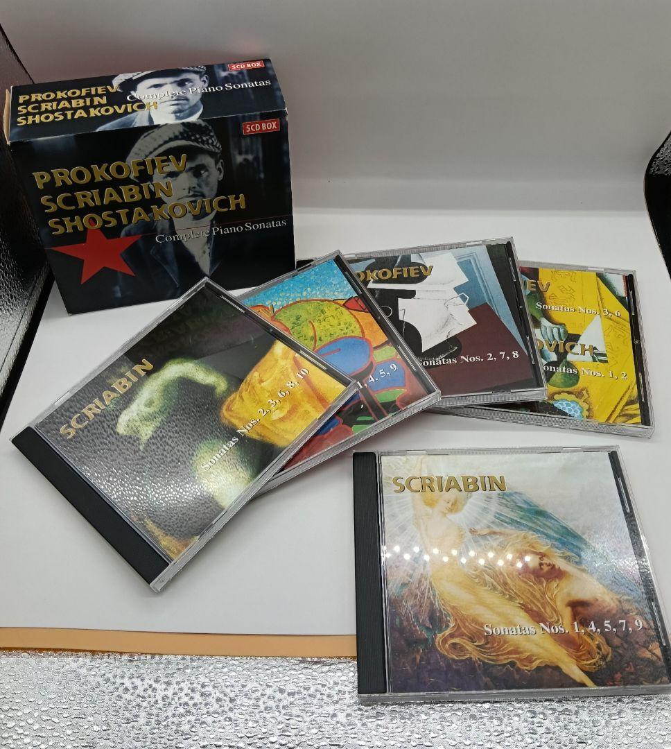 

[USED] Prokofiev/Scriabin/Shostakovich Complete Piano Works 5CD Import