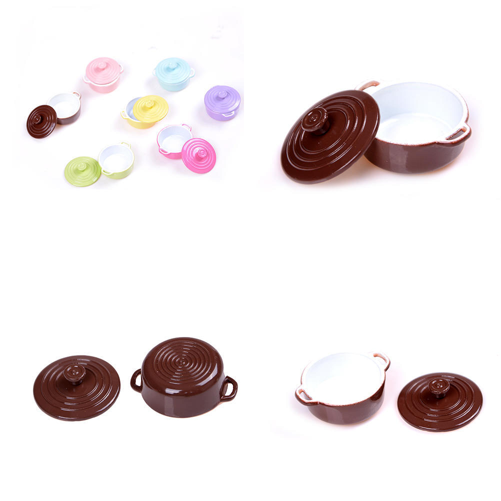 1:12 Puppenhaus Mini Topf Kessel Puppenhaus Zubehör Spielen Küche Spielzeug