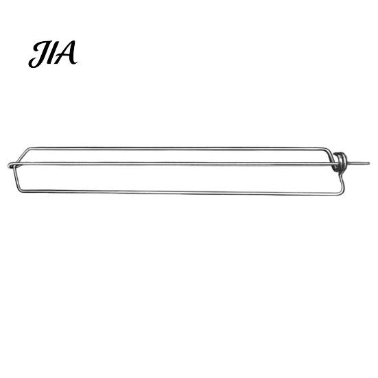 Stainless Steel Meat Fork Chicken Wing Grill Skewers, Barbecue Wings Fork, Heat Backyard Bbq Party Supplies Resistant Clamping Utensil for Camping And
