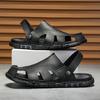 Fashion CYYTL Mens Summer Slippers Casual Shoes Beach Sandals Outdoor Slides Leather Walking Comfort Luxury Designer Lightweight Fashion