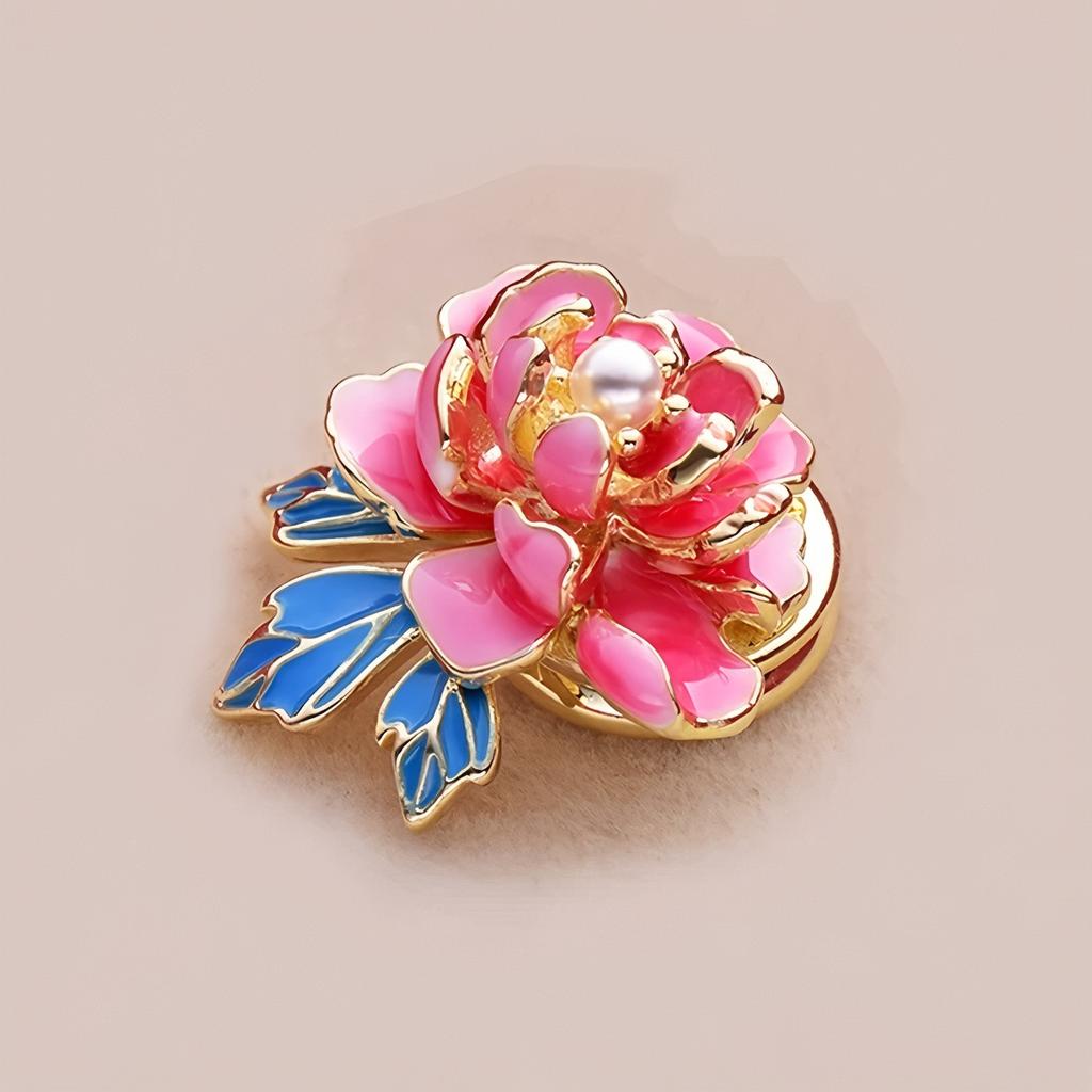 Magnetic Snap Brooch To Prevent Showing of Underwear for Decorative Dress with Pleated Collar Opening Button