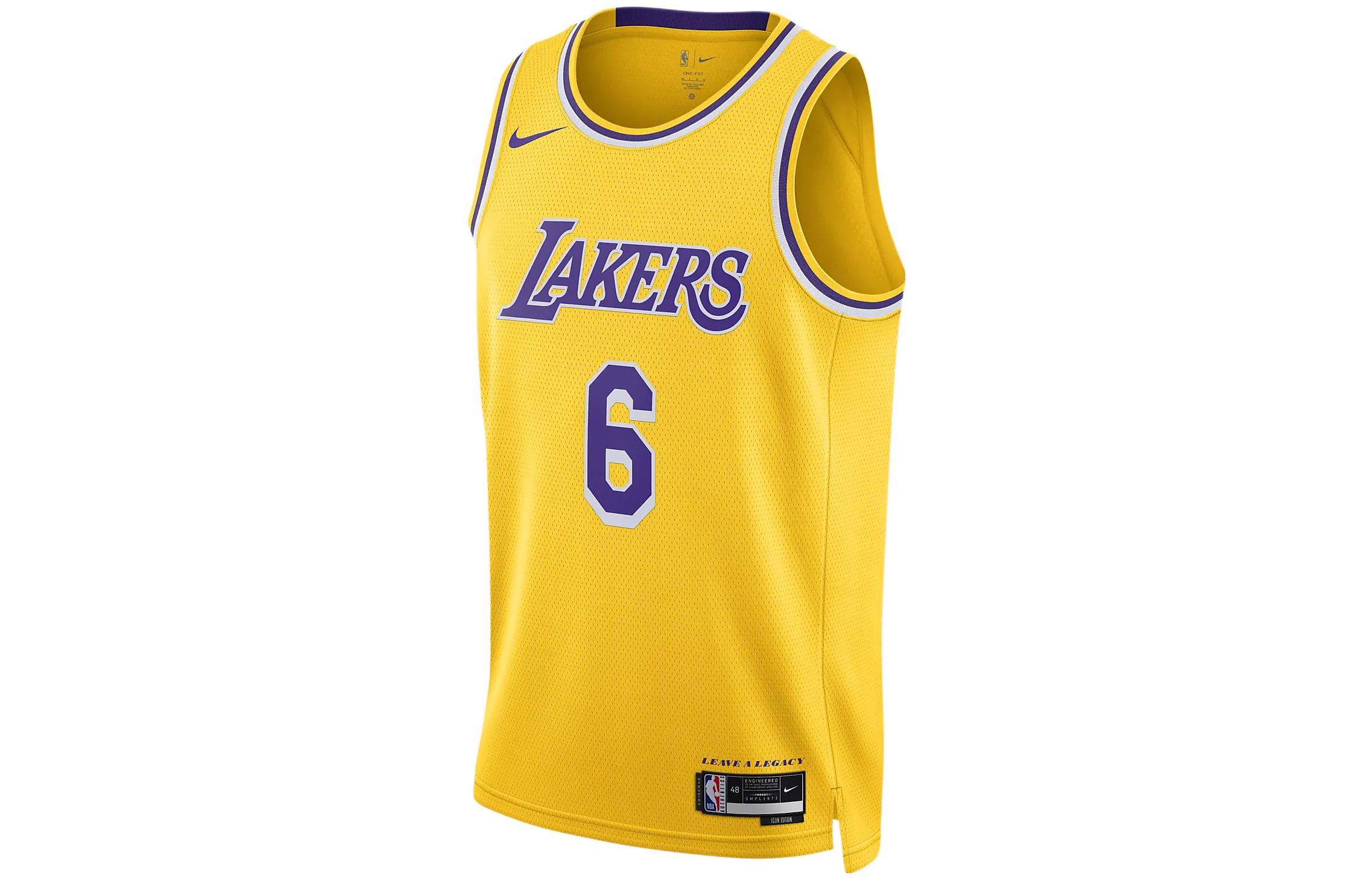 Nike Nba Los Angeles Lakers LeBron James Icon Edition Jersey DN2009-728 S