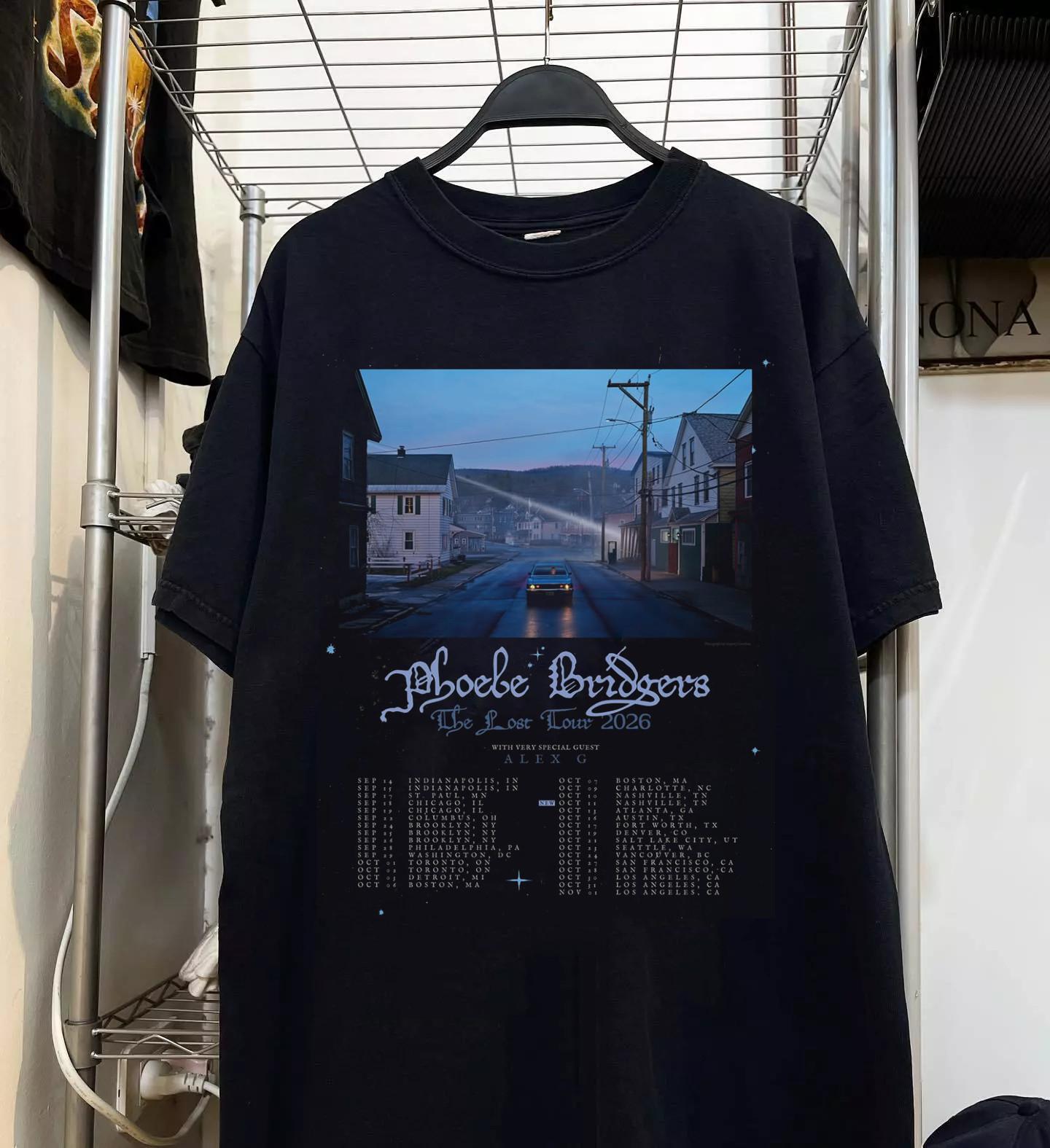Alex G and Phoebe Bridgers The Lost Tour T Shirt Full Size S-5XL M