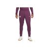 Logo Embroidered Badge Casual Adjustable Cuff Knit Sports Pants Men Pants Bordeaux FN9429-610