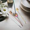 Barware Drinking Spoon Straws, Stainless Steel, Innovative Shovel Shape for Ice Cream & Kitchen Use