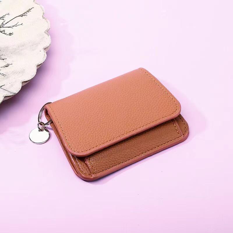 Popular Women's Short Wallet - Solid Color, Lightweight, Simple Design, Card Holder and Mini Coin Purse