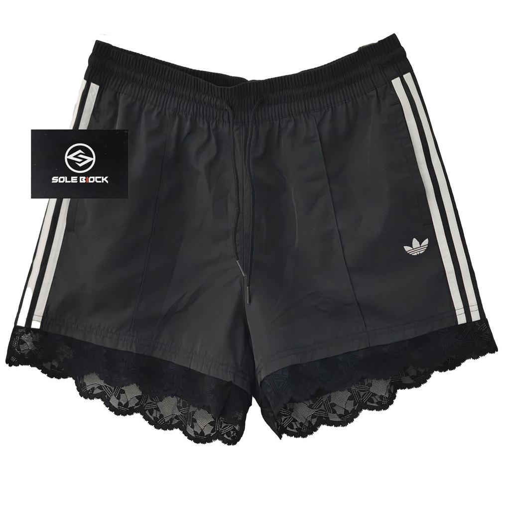 adidas Pantaloncini con Bordi in Pizzo e 3 Strisce con Coulisse II5605