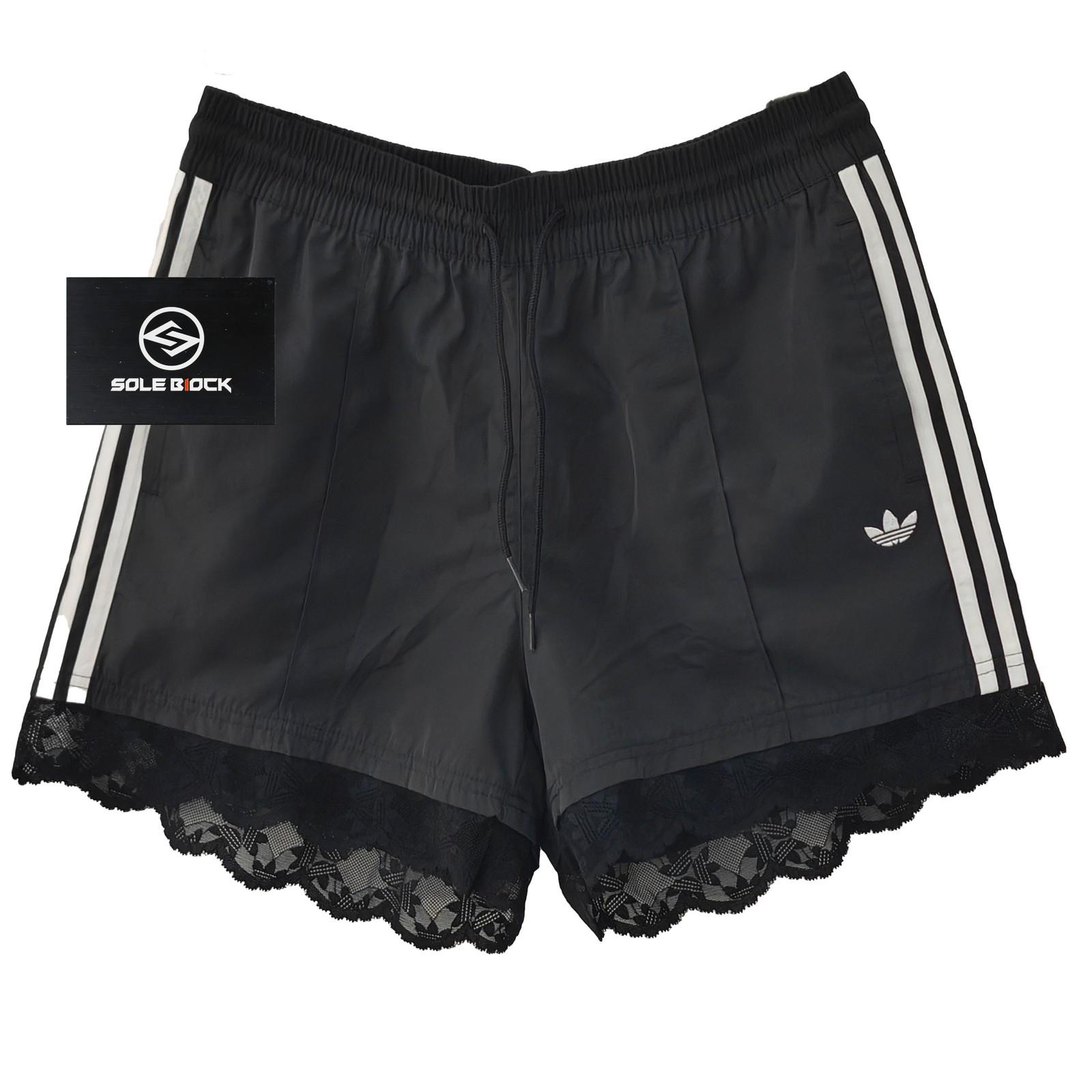 adidas Lace Trim 3-Stripes Shorts With Drawstring II5605 XS