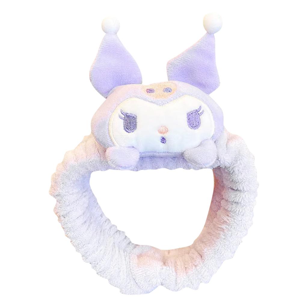 Cartone animato Peluche Carino Super Carino Accessori per capelli Viso Detergente Trucco Cerchietto per capelli Bambola di peluche Copricapo Cinturino per capelli
