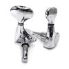 6PCS Guitar Tuning Pegs Guitar Repairing Component Suitable for Acoustic and Electric Guitars with Metal Construction