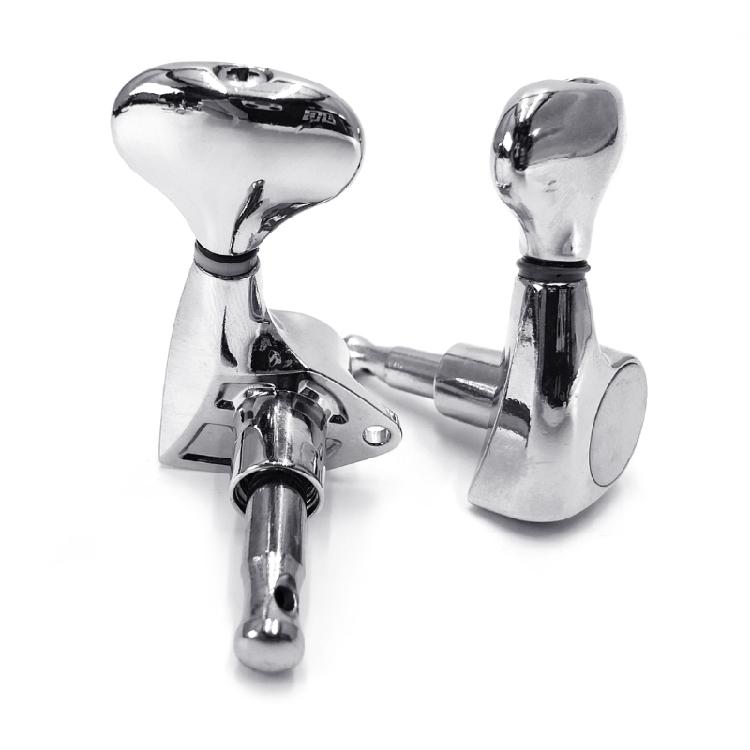 6PCS Guitar Tuning Pegs Guitar Repairing Component Suitable for Acoustic and Electric Guitars with Metal Construction