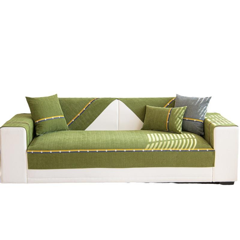 Chenille Sofa Cushion Sofa Cover Four Seasons Universal Seat Cushions Modern Simple Non-Slip Sofa Cushion Seat Cover