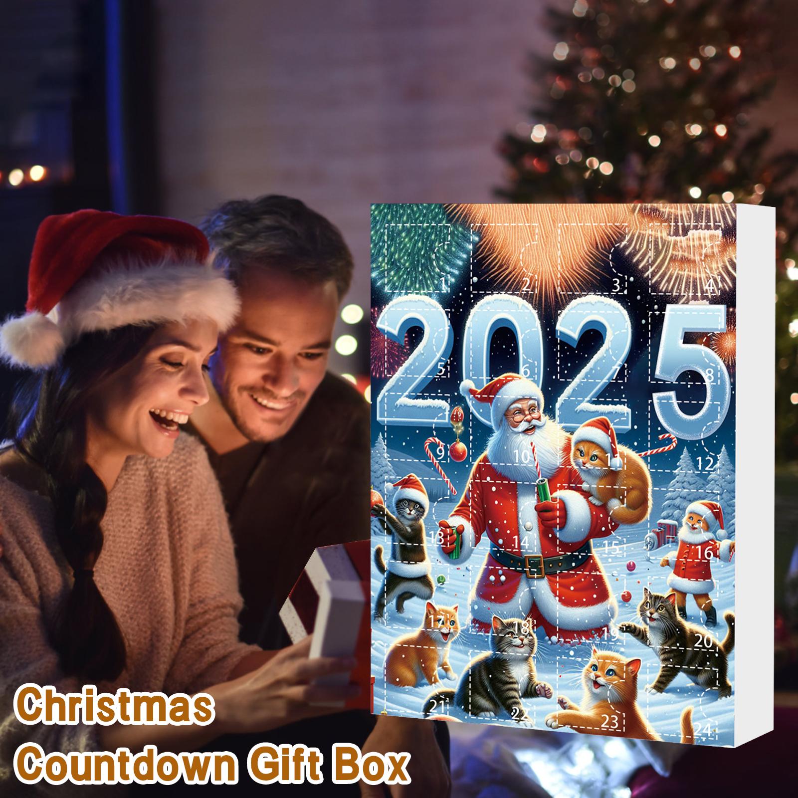 

Рождественский адвент-календарь на 24 дня, Календарь обратного отсчета, Плоская акриловая подвеска-шарм в виде собаки 2D, Подвеска для обратного отсчета, Симпатичный шарм для рождественской елки