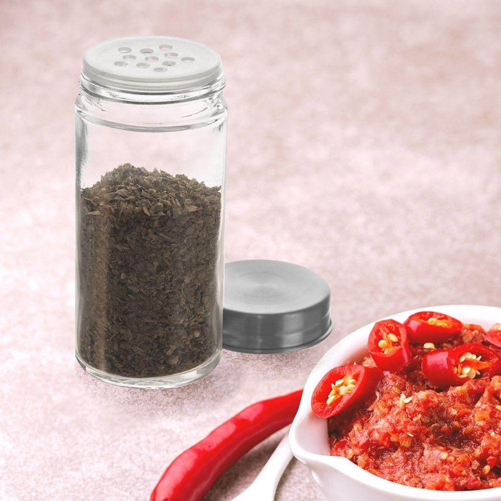 Spice container with strainer, glass, 100 ml