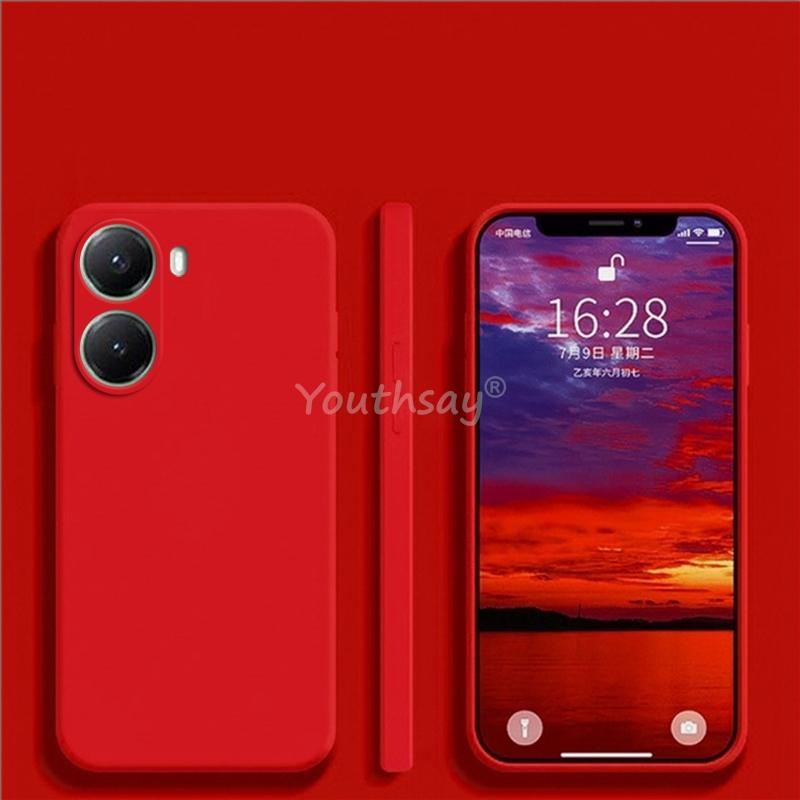 Für Xiaomi POCO X7 Pro Hülle Flüssigsilikon Plain Hülle POCO X7 Pro Hülle TPU Anti-Drop Telefonschutzhülle POCO X7 Pro Hülle