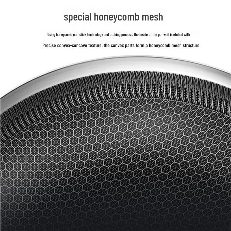 KABACH 316L Stainless Steel Non-stick Frying Pan