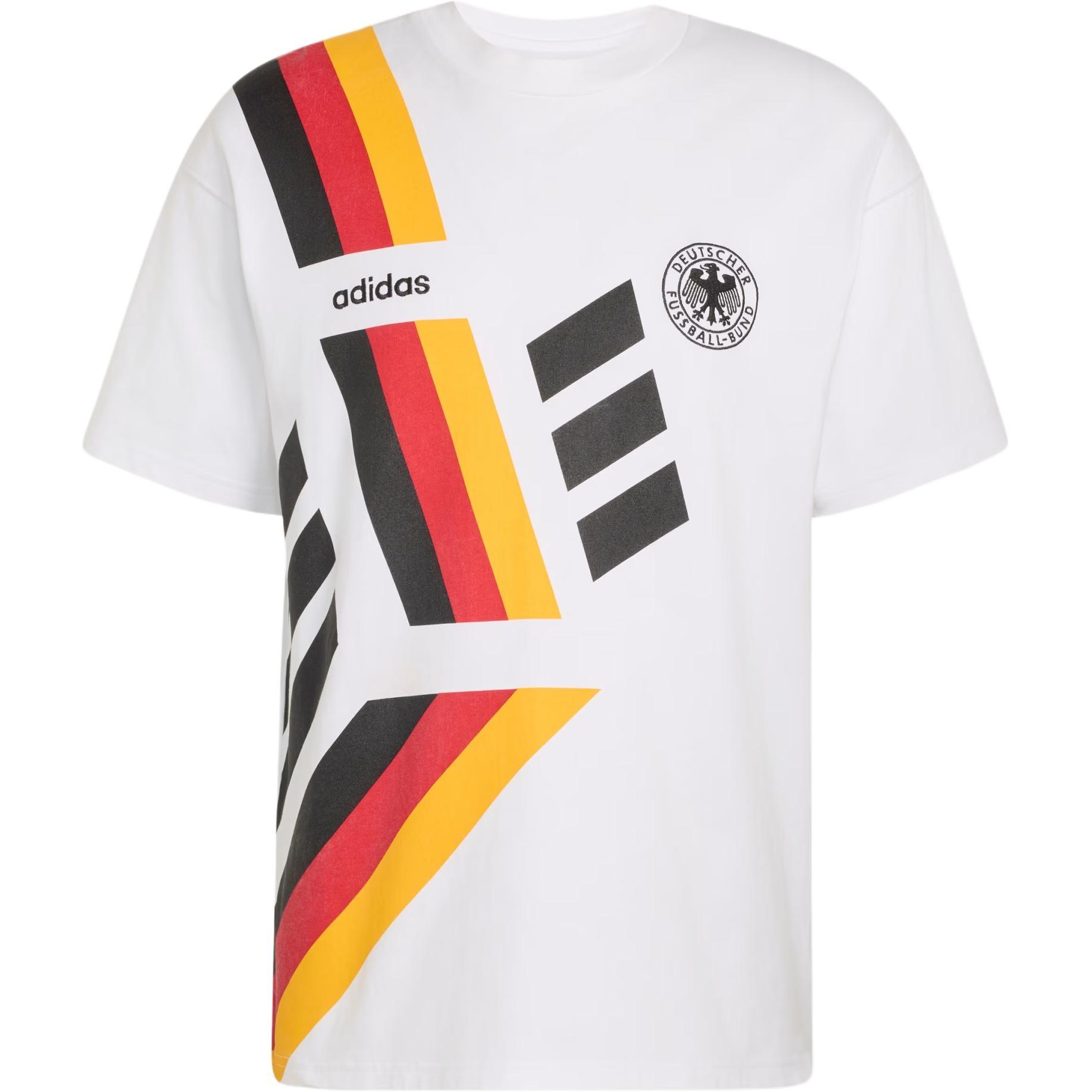 adidas Germany T-Shirt Asia Sizing  White  Men s KE0086 S