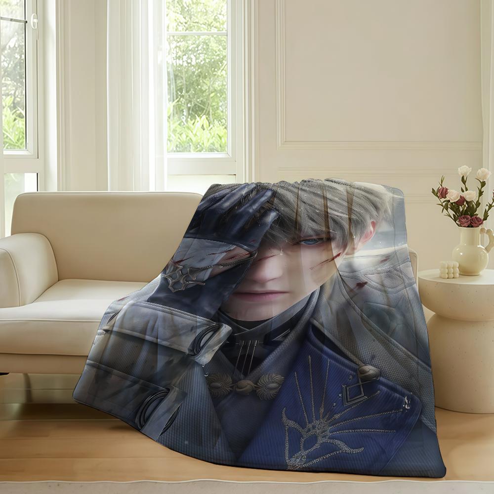 Love and Deepspace Xavier Blanket For Sofa Office Bed Plane Travel Sleep Read Relax Camping Soft And Warm