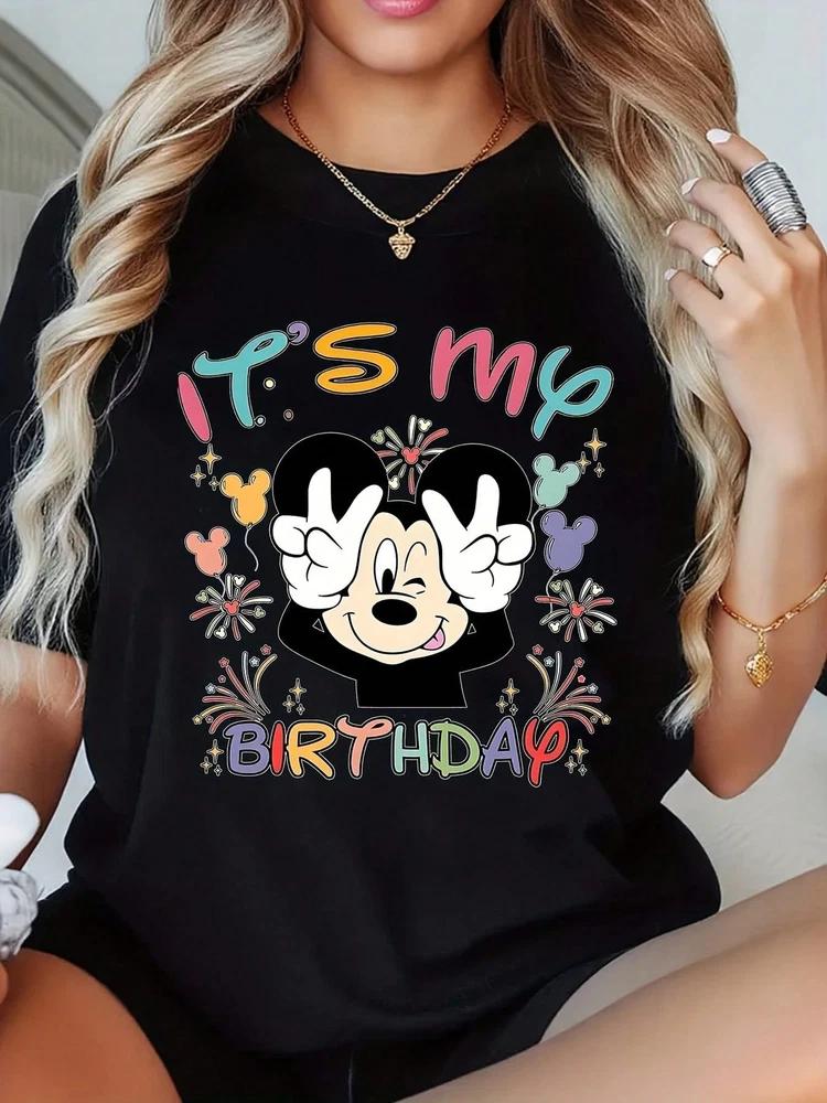 Mouse Birthday Cake Holiday TShirt Unisex 5 S
