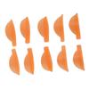 5 Pairs Lash Perm Pads Reusable Soft Orange Silicone Eyealsh Perm Rods for Beauty Makeup