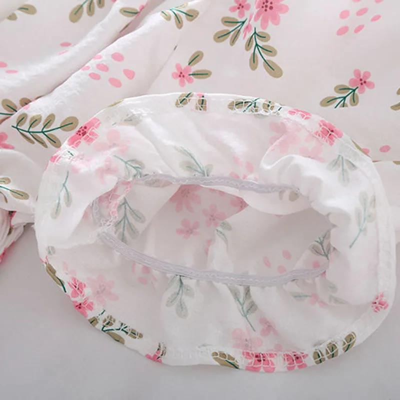 Secret Jam Sweet Broken Flower Slash Neck Women Blouse Agaric Edge Pleat Design Slim Elastic Waist Cropped Top Cute Chiffon T-shirt Summer