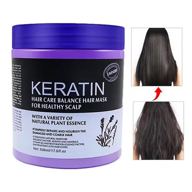 1000 ml Haarmaske mit natürlicher Pflanzenessenz für glattes, kollagenes Haar, professionelle Haarpflege mit Keratin und Protein-Reparatur, Anti-Rauheit