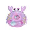 Inflatable Cartoon Crab Baby Swim Ring Seat