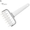 Multifunction 1 Set Pizza Dough Roller Cutter Baking Tool PP Lace Flat Rolling Pin Punch for Restaurant
