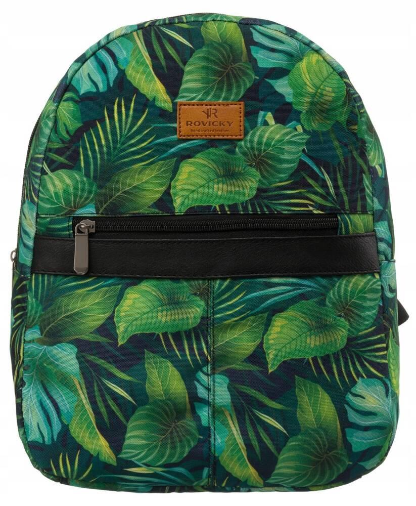 Patterned, urban women's backpack - Rovicky