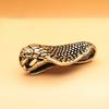 1 Pcs Snake Waist Belt Clip Brass Money Clip Outdoor Small Tool EDC Snake White Copper Belt Buckle Bag Accessories
