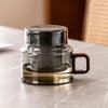 Shangqi Tea-Water Separation Glass Teapot with Wooden Handle
