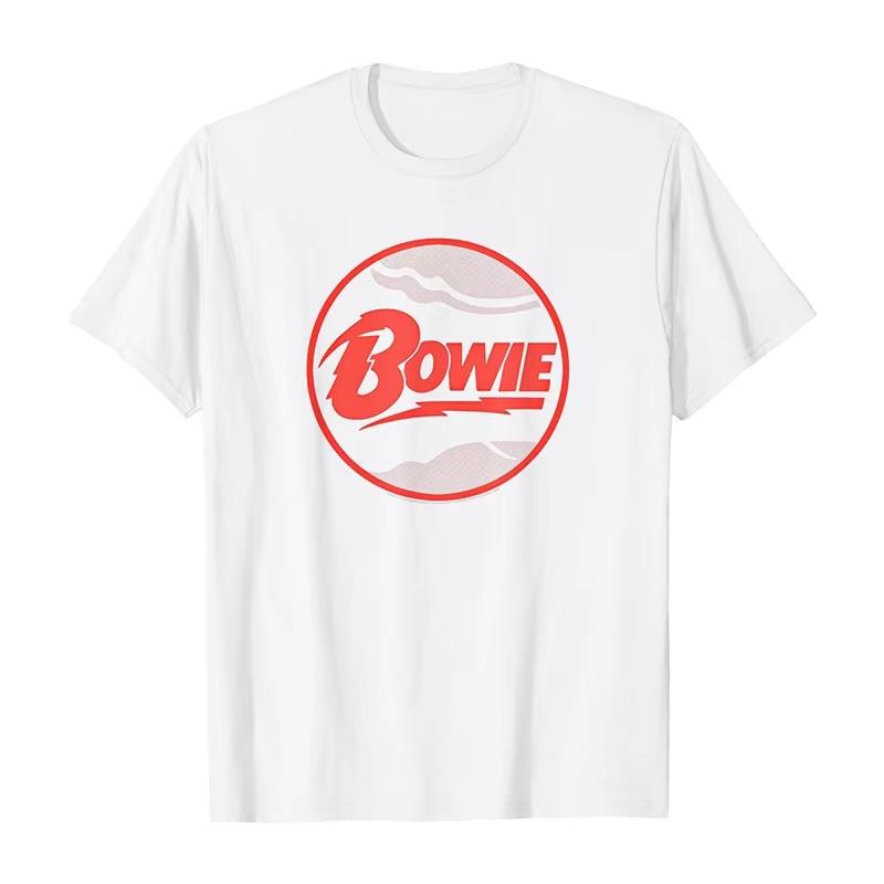 Hot Sale Rock Singer American Retro David Bowie Classic Poster Graphic Print T-shirt Men Women Summer New Tee Streetwear Fashion Loose Oversized Top