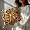 Pattern ss Retro Geometric Cushion Cover Patterned Cushion Cover Romantic  Cozy Home Sofa Decoration