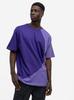 Men's Short Sleeve Oversize T-Shirt Purple / Light Purple GOOD LUCK Loopy M