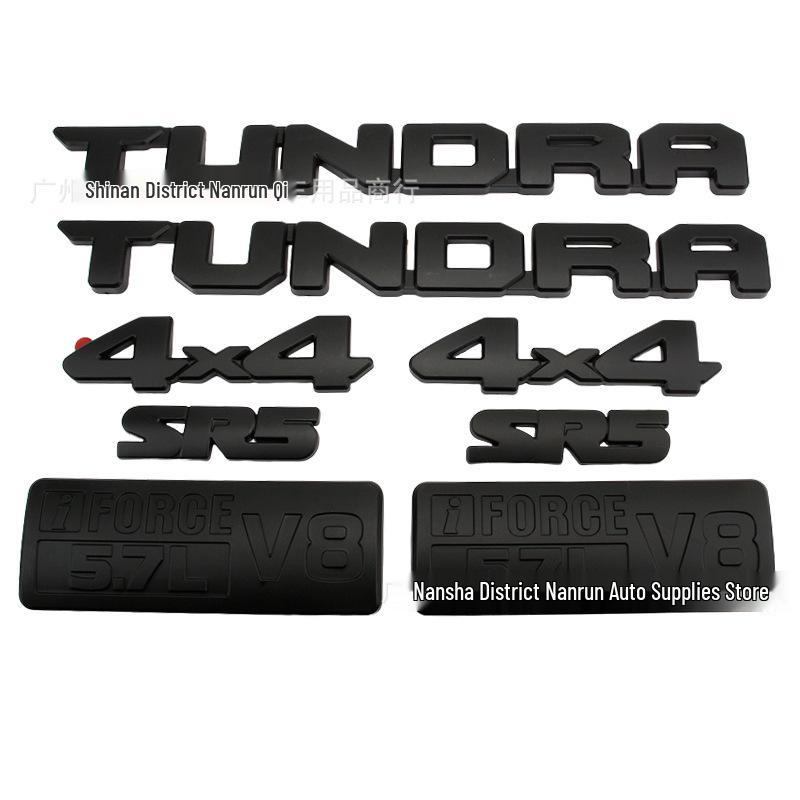 Toyota TUNDRA Emblem Cover Decal for Modified 4X4 V8 Pickup