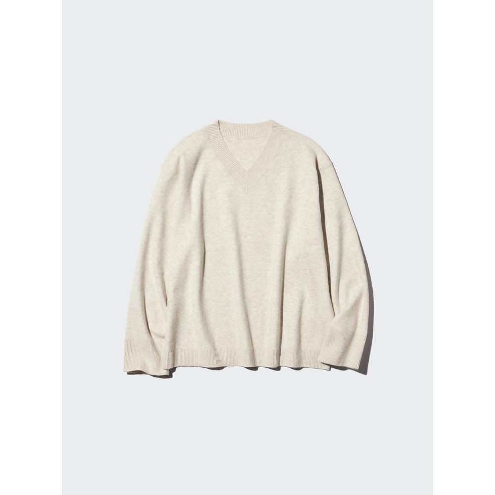Uniqlo Washable Knit V Neck Sweater  Smooth 