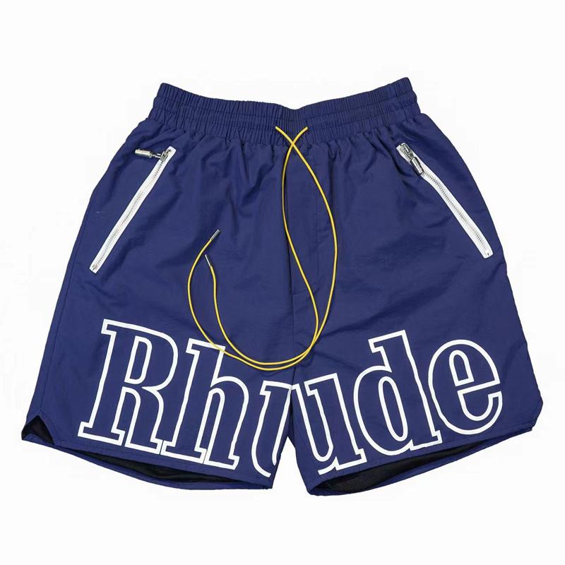 Tendance Rue Rhude Short Décontracté Hip-hop Hommes Femmes Lâche Respirant Séchage Rapide Maille Short de Sport XL
