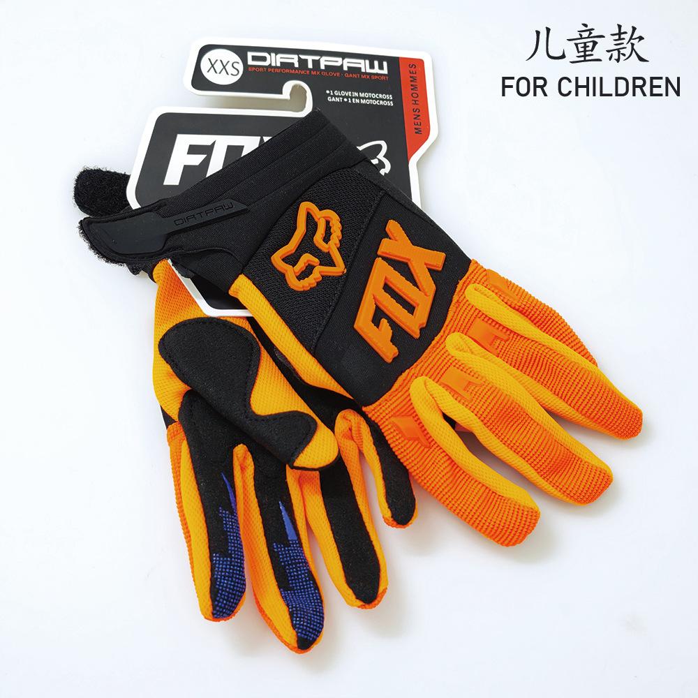 

Children s 6-10 years old motorcycle gloves sports protection anti-fall abrasion S