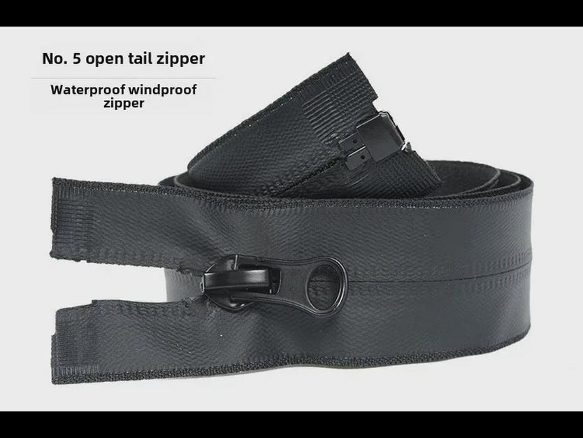 No. 5 Double-Sided Waterproof Nylon Zipper for Raincoats and Tents