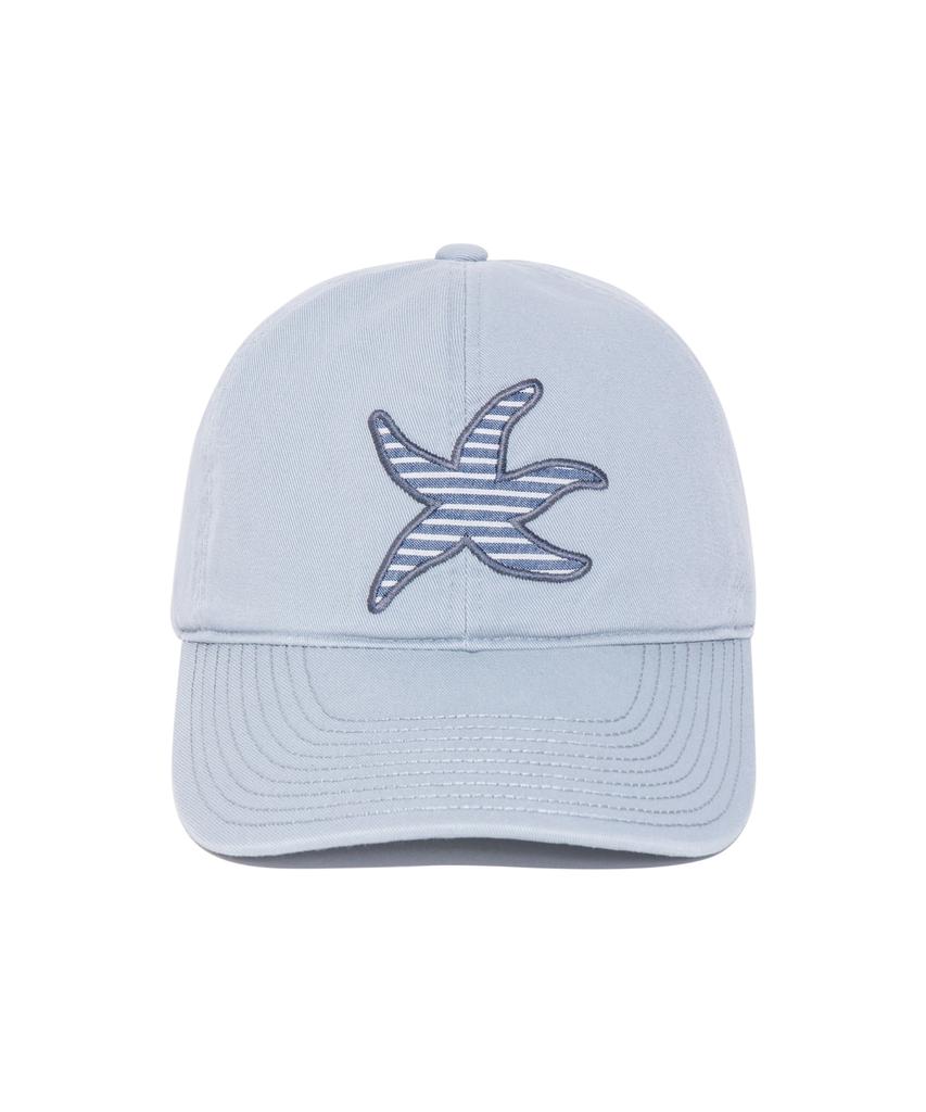 THE COLDEST MOMENT Tcm Stripe Logo Patch Cap (Sky Blue)