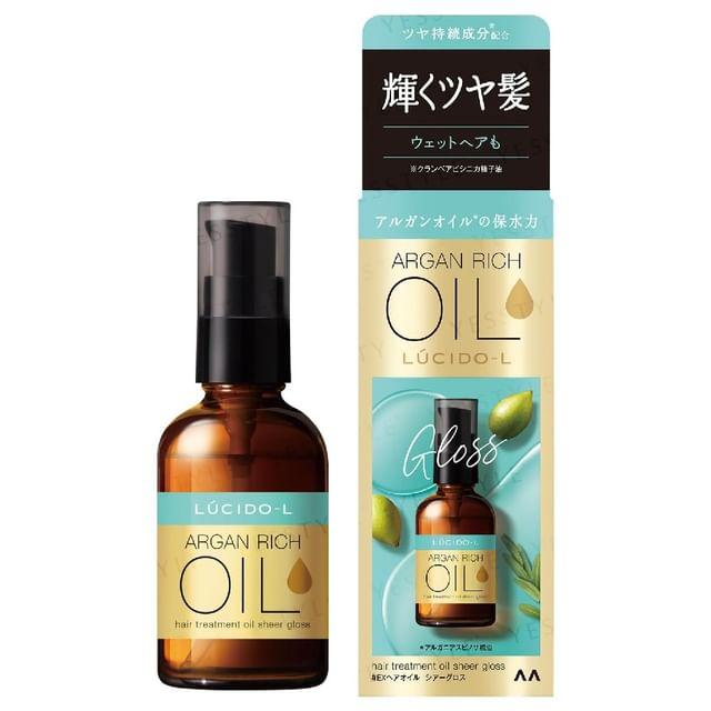 Mandom - Lucido-L Argan Rich Hair Treatment Oil Sheer Gloss 60ml