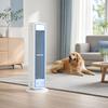 DYS Wall Mount Desktop Fan, 3 Speed Bladeless Tower Fan with Digital Display, Quiet Personal Cooling for Bedroom Office Home