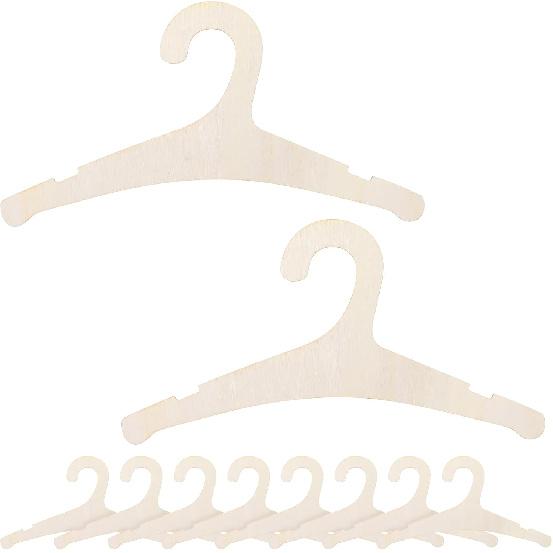 Wooden Kids Hangers 10 Pack 9 inch Cute Wood Baby Hanger Nursery Hangers Non Slip Coat Hanger Newborn Hangeri for Baby Kids Toddler Coats Pants Suits