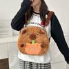 Penguin Capybara Plush Backpack Cartoon Animal Cartoon Capybara Bag  Couple