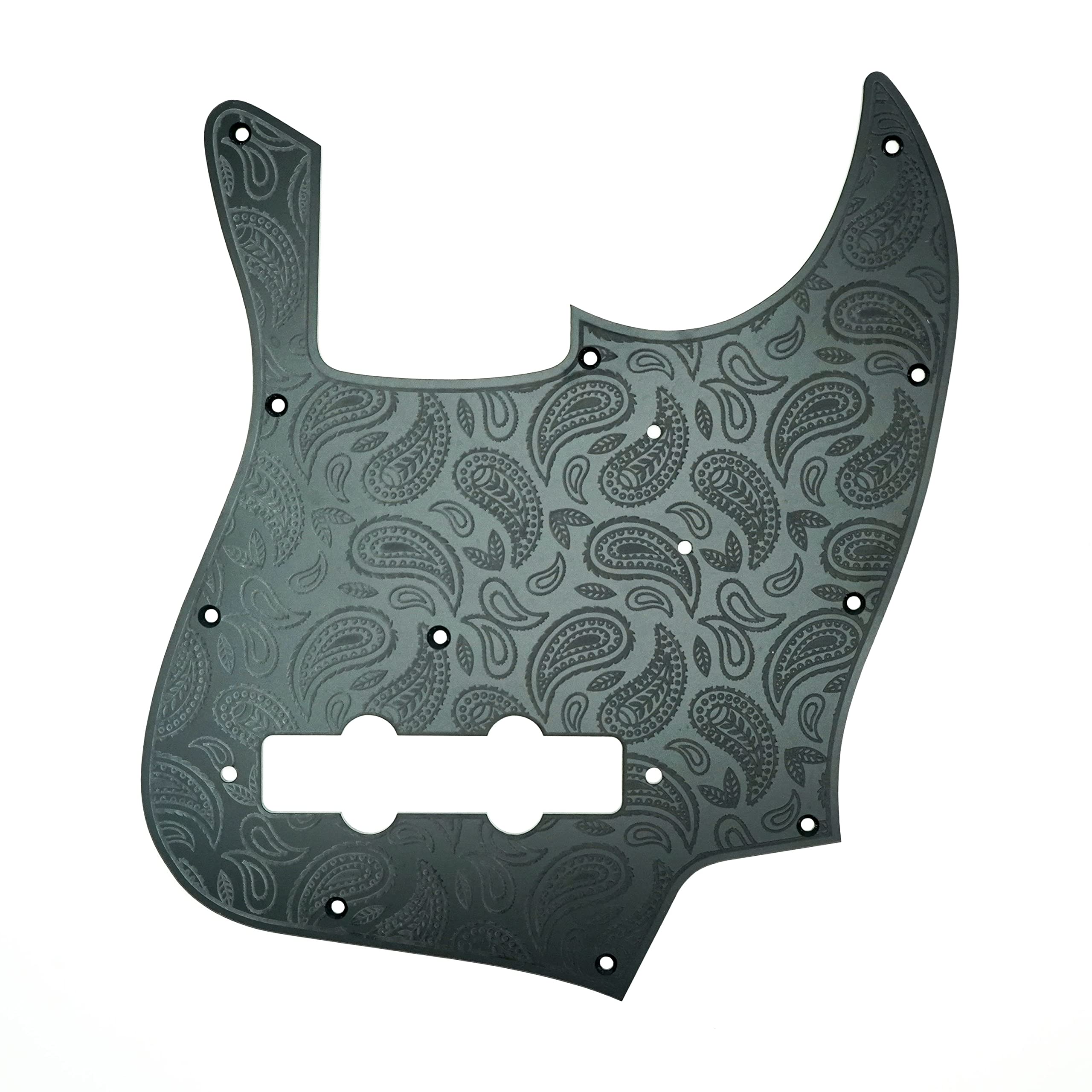 

Jazz Bass Pickguard Black [Paisley Engraving] чорний