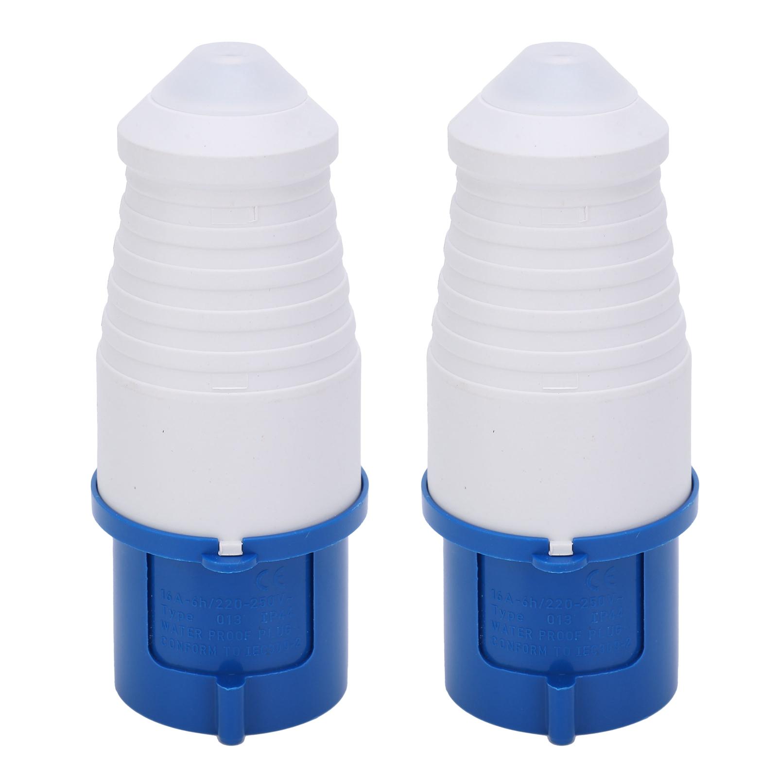 

2Pcs промислова вилка живлення 3Pin однофазна вибухозахищена водонепроникна 16A 3 отвори 220250V