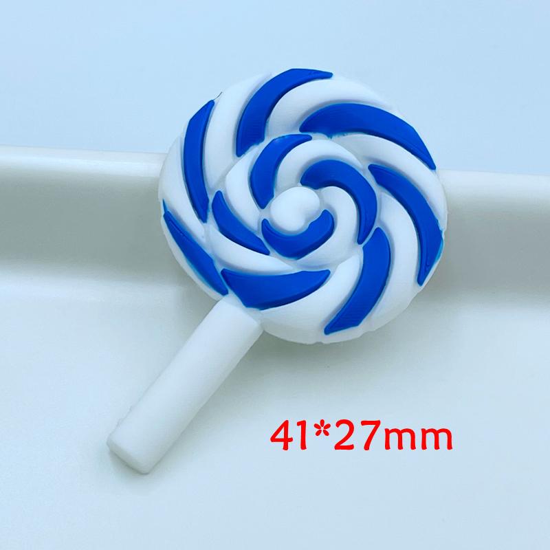 10 Pcs Kawaii New Cute Cartoon Lollipop Series Soft Rubber Diy Scrapbook Flat Back Bow Charm Decorate Accessories D17