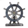 Creative Retro Rudder Compass Model Coffee Shop Window Display Table Props Decorations